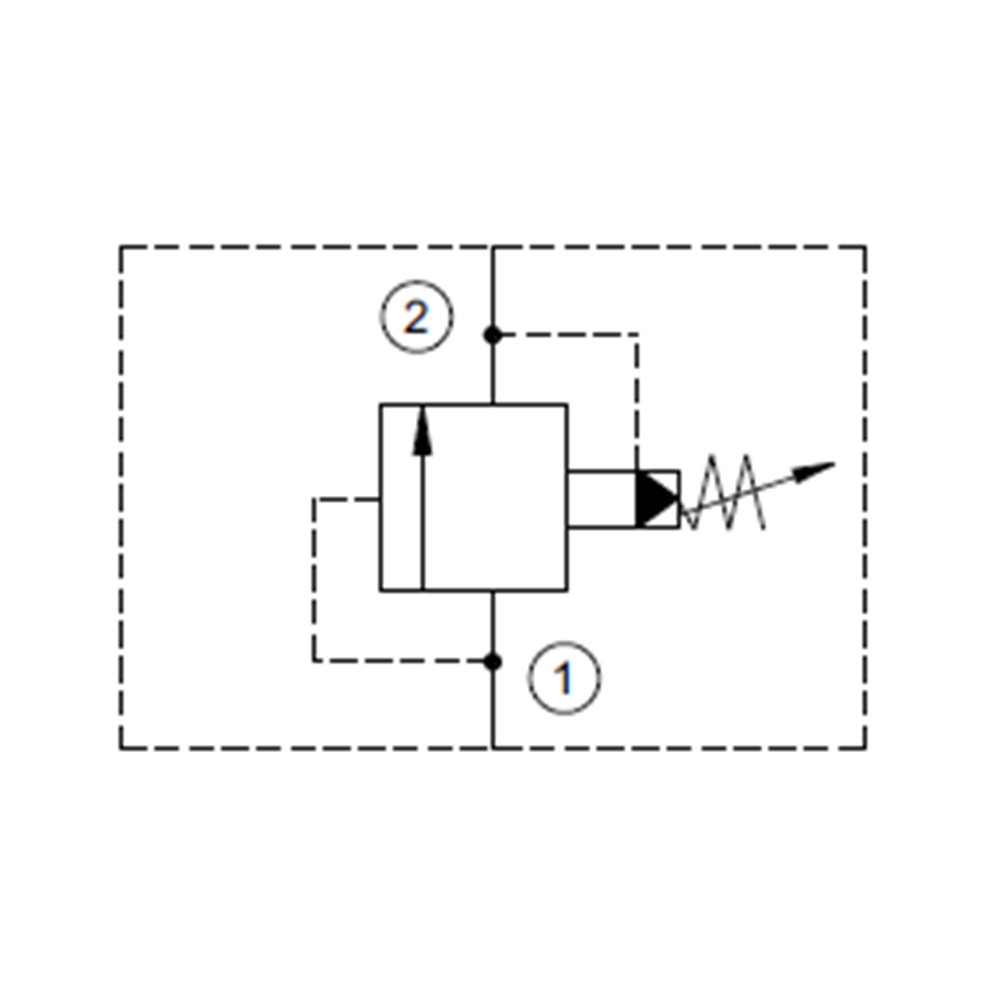 Emniyet valfi, pilot uyarılı, 200 lt, 10,5-315 bar, T-3A