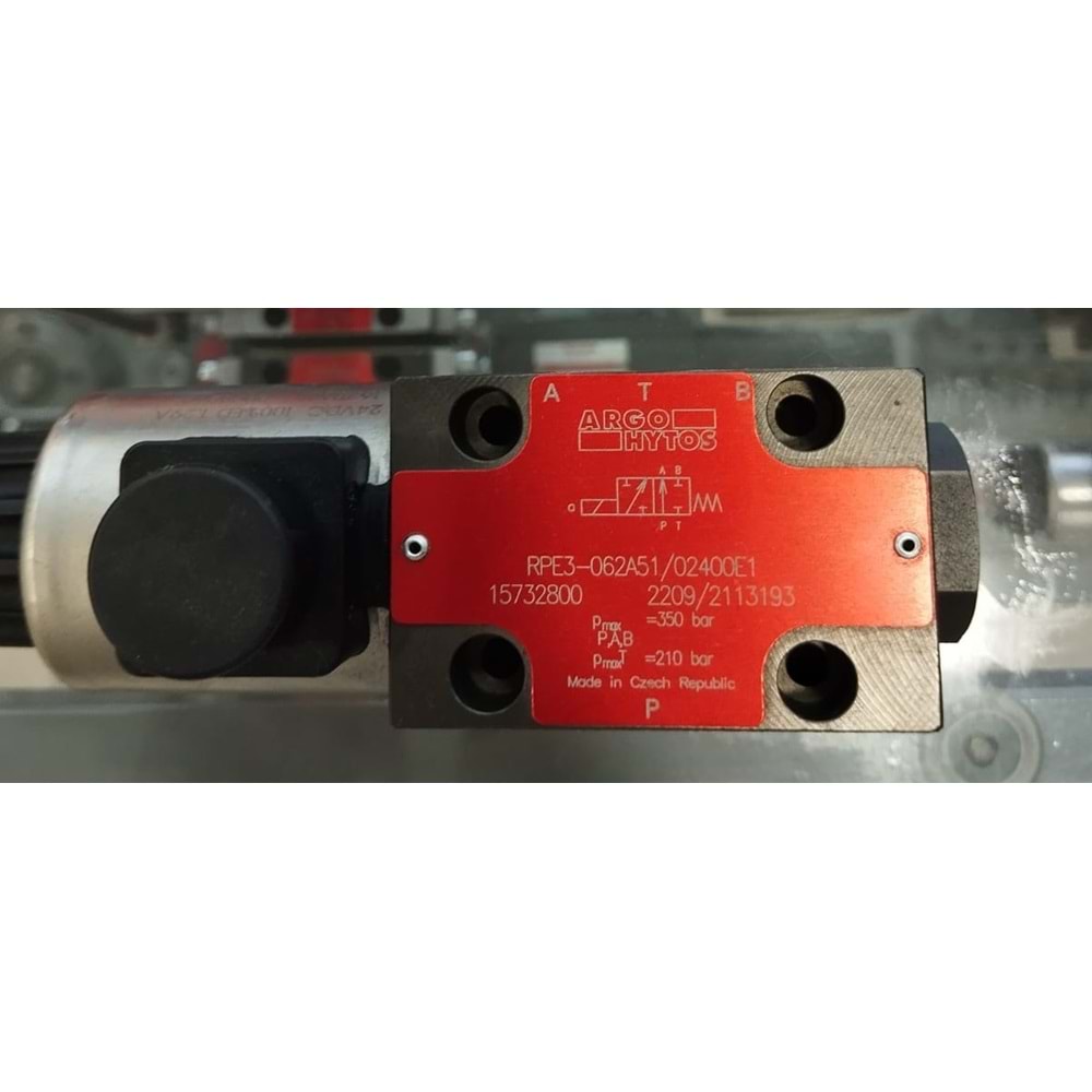 NG6, 4/2, T.B. P-A'ya açık, 80 lt, 320 bar, 24V DC