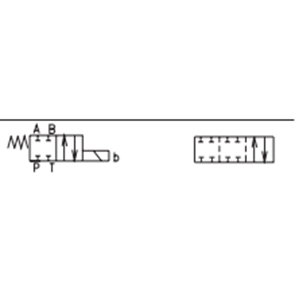 NG6, 4/2, T.B. K.M, 60 lt, 320 bar, 24V DC
