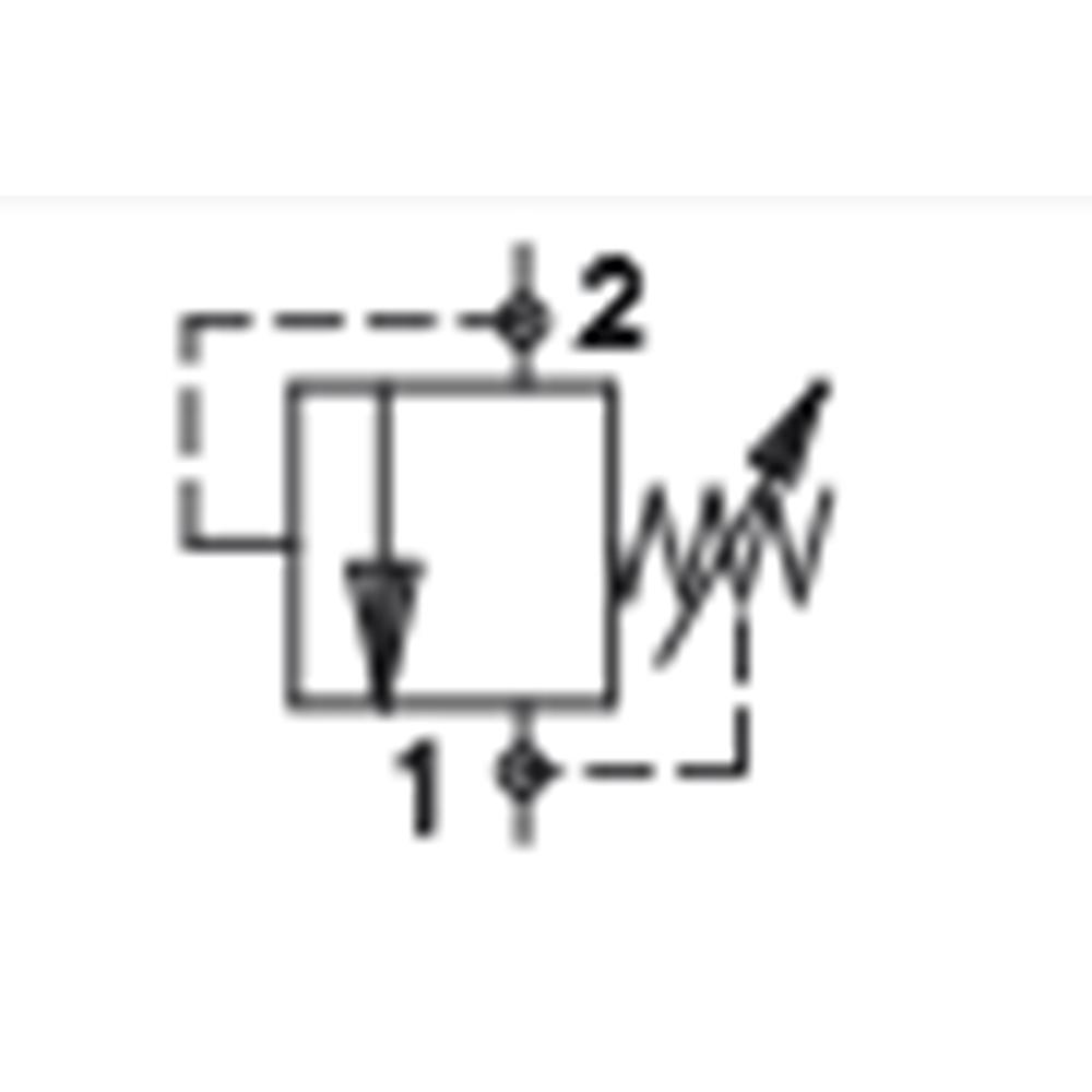 Emniyet valfi, direkt etkili, dif.area, 76lt, 350 bar, C10-2