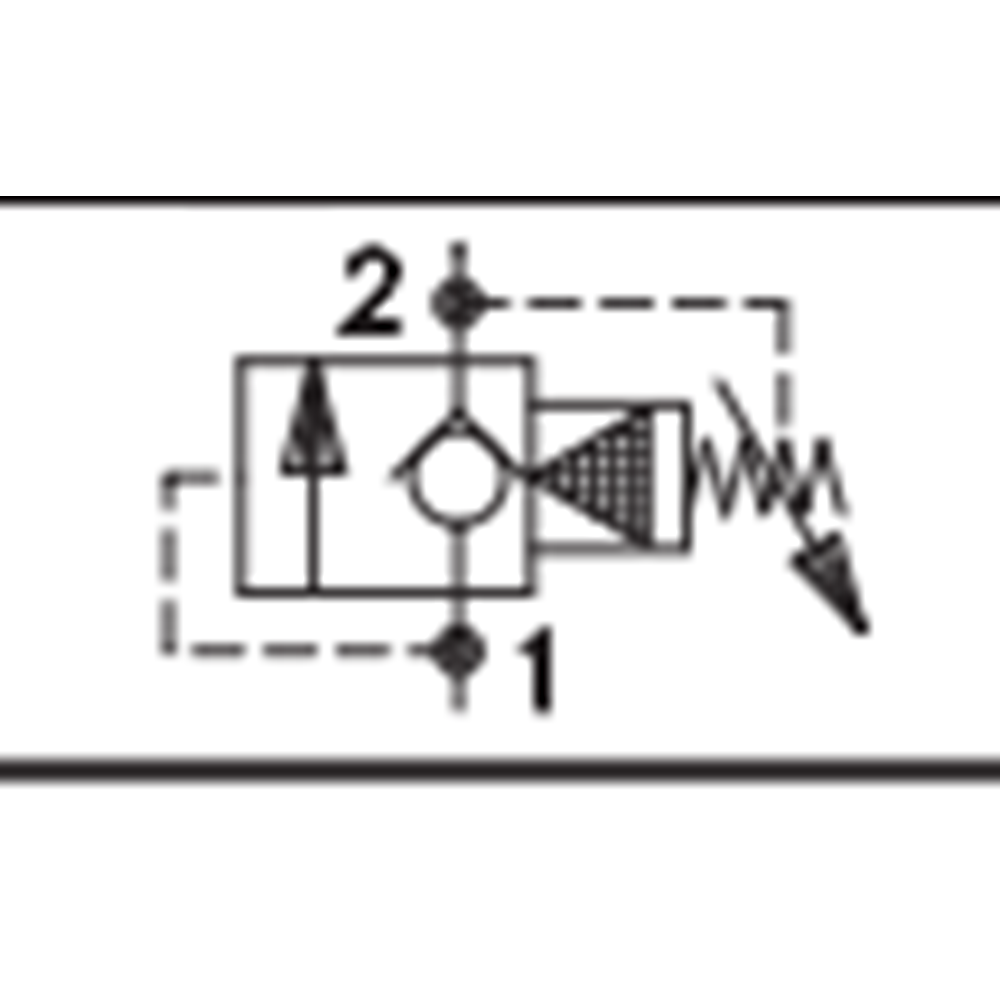 Emniyet valfi, pilot uyarılı, ters çekli 100 lt, 350 bar, C10-2