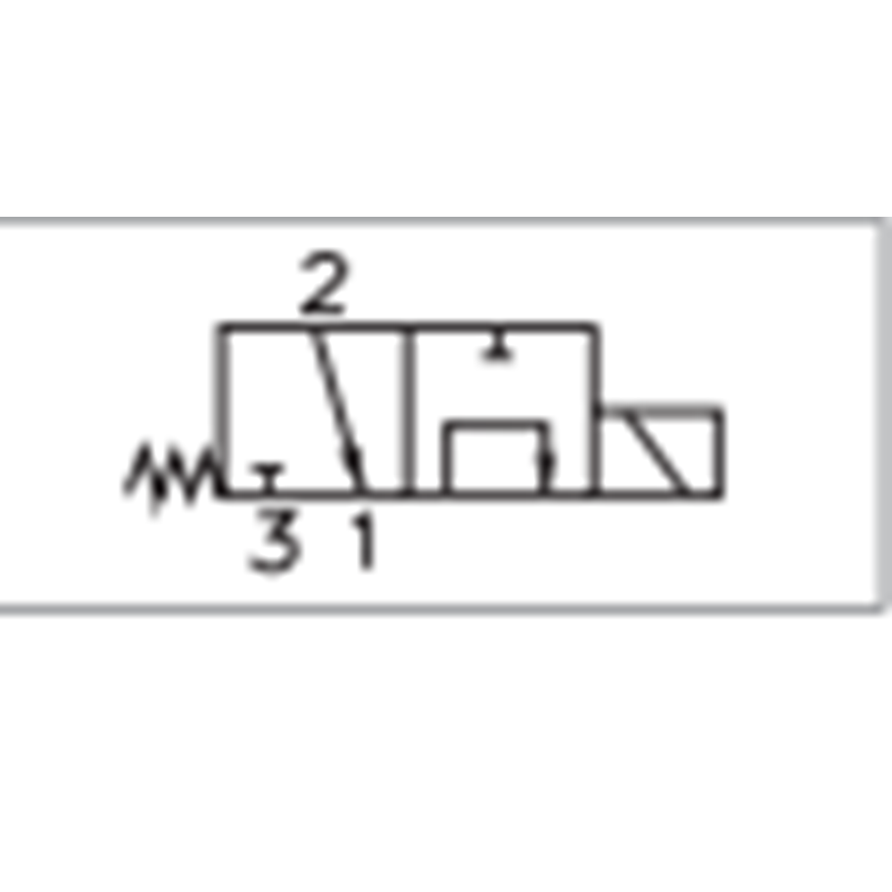 Selonoid valf, 3/2, 30 lt, 350 bar, bobinsiz, C08-3