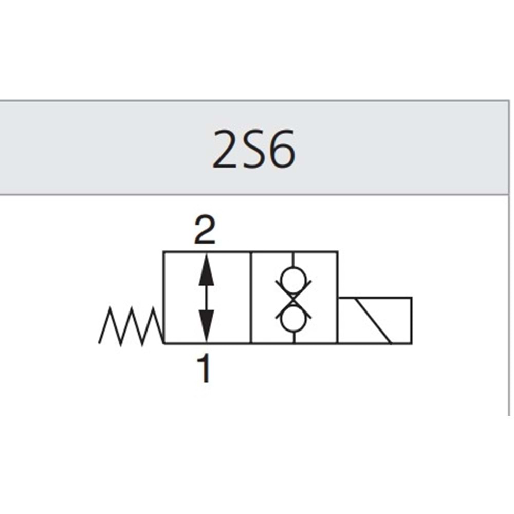 Selonoid valf, 2/2, çift çekli, çift yönlü, NA, 150 lt, 350 bar, C12-2