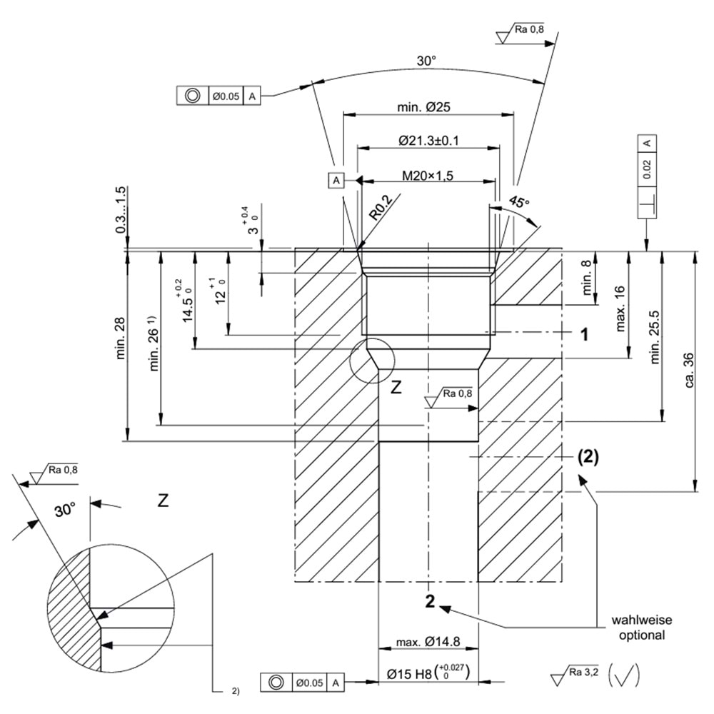 Selonoid valf, NK, çift çekli, çift yönlü, 350 lt, 420 bar, 24V,M20x1,5 (039E-06020-ALM)