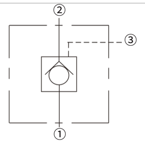 Çekvalf, pilotla açılan, 80 lt, 350 bar (2 bar aç. bas.) 3:1, T-11A