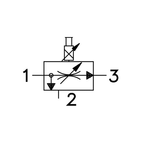 Oransal hız ayar, 3 yönlü, 76 lt lt, 350 bar, Bobinsiz, C16-3