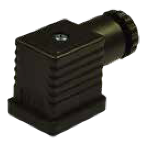 Soket, dikdörtgen, 21x28,5x30mm, ayak aralığı 10mm, 2+1 kutup, 250V AC/ 300VDC