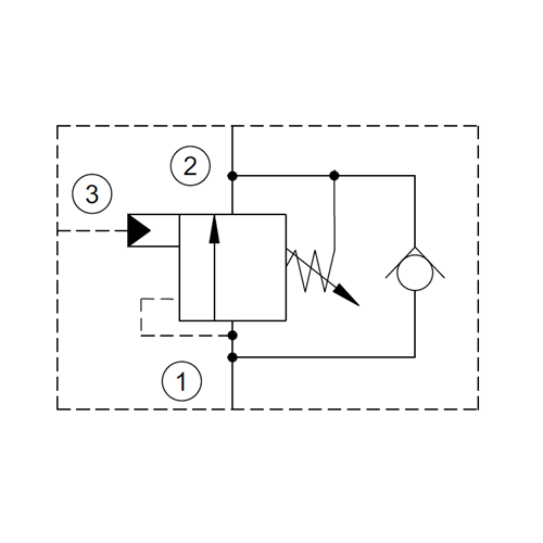 Yük tutma (Karşı denge), 120 lt, 28-105 bar (1,7 bar kır.) 3:1, T-2A