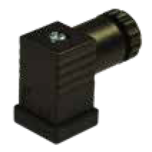 Soket, kare, 16x16x26mm, ayak aralığı 9,4mm, 2+1 kutup, 250V AC/ 300VDC