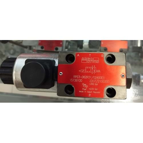 NG6, 4/2, T.B. düz-K.M. 80 lt, 350 bar, 24V DC