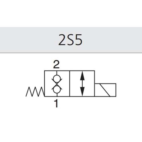 Selonoid valf, 2/2, çift çekli, çift yönlü, NK, 150 lt, 350 bar, C12-2
