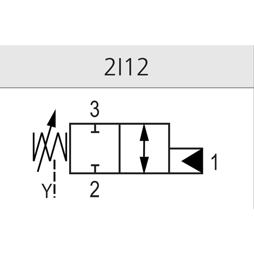 Hidrolik uyarılı yön kontrol valfi, 2/2, NK, 30 lt, (ac. bas.35-130bar), C08-3