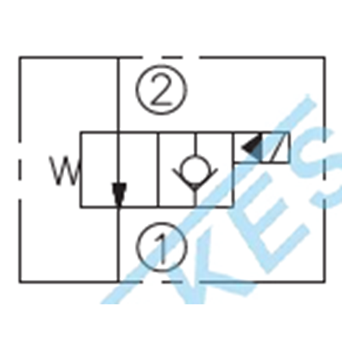 Selonoid valf, 2/2, tek çekli, NA, 30,2 lt, 250 bar, bobinsiz, C08-2
