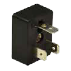 Soket bazası, dikdörtgen, 20,1x27,7x12mm, ayak aralığı 11mm, 2+1 kutup, 250V AC/ 300VDC