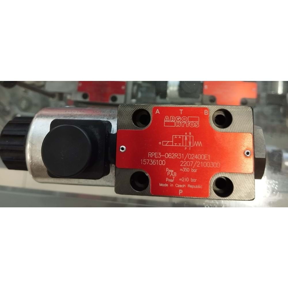 NG6, 4/2, T.B. düz-K.M. 80 lt, 350 bar, 24V DC